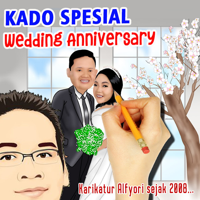 Kado Kenangan Rekan Wedding Anniversary