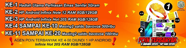 Promo Poin Terbanyak Periode 5 Januari - 30 Juni 2023