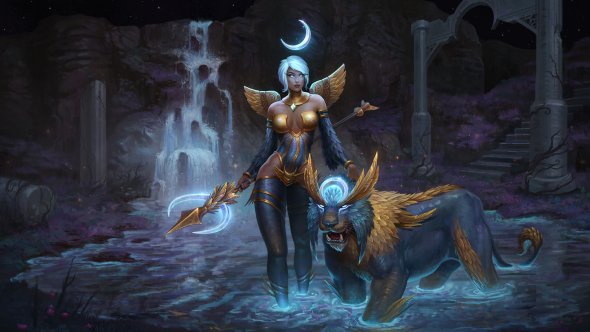 Jon Neimeister deviantart arte ilustrações fantasia mitologia games smite