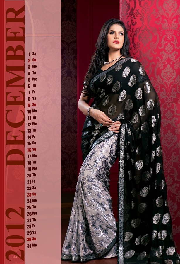 Zarine Khan - Calendar 2012