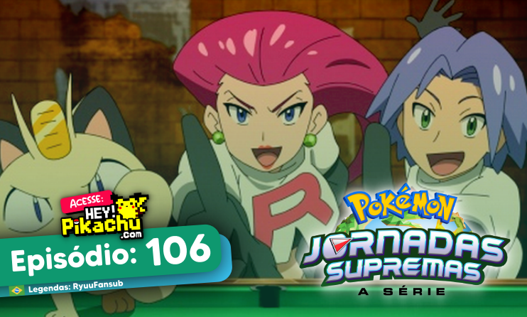 ◓ Anime Pokémon Journeys (Pokémon Jornadas Supremas) • Episódio 104: Hyper  Class! VS Drasna da Elite dos Quatro!!