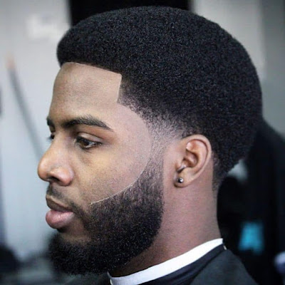 new Black Men's Taper Fade Haircut