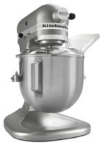 KitchenAid KSM500PSSM Pro 500 Series 10-Speed 5-Quart Stand Mixer, Silver Metallic