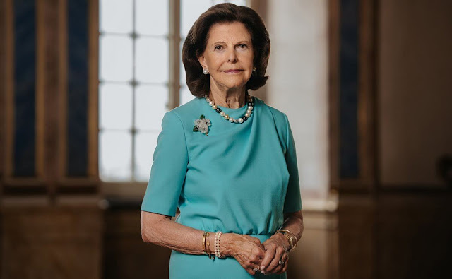 Queen Silvia celebrated her 80th birthday with her granddaughters and grandsons at the Royal Palace