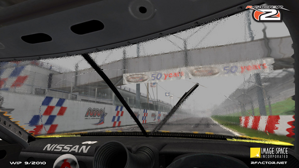 rFactor 2 imagen con lluvia