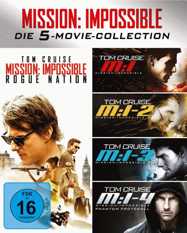 [MINI-HQ] MISSION IMPOSSIBLE 1-5 (1996-2015) ฝ่าปฏิบัติการสะท้านโลก ภาค1-5 [BOXSET] [ต้อนรับภาค6] [1080P] [เสียงไทยมาสเตอร์ 5.1 + ENG DTS] [บรรยายไทย + อังกฤษ]