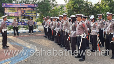 Didampingi Propam, Cek Tongkat T Dan Borgol Personil Lantas Pinrang