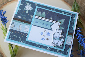 Christmas Card with Recollections Winter Dream by Jess Crafts