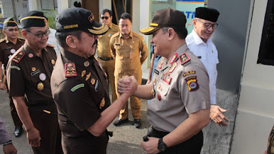 Kunker Kajagung RI di Provinsi Banten Disambut Kapolda Banten