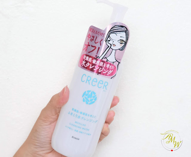 a photo of Creer Micellar Cleansing Water Review