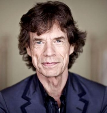 Foto de Mick Jagger sonriendo