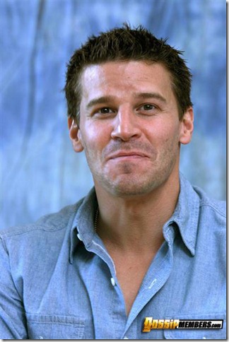 LOS ANGELES, CA - JULY 27:  Actor David Boreanaz talks at the Park Hyatt Century City Hotel on July 27, 2006 in Los Angeles, California. (Photo by Piyal Hosain/Fotos International/Getty Images) *** Local Caption *** David Boreanaz