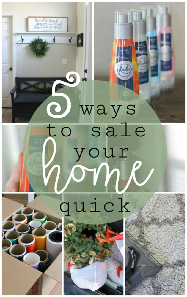 5 Ways to Sale Your Home Quick at GingerSnapCrafts.com #homeforsale #homebuyingtips