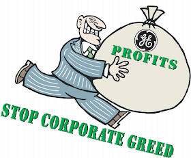 GE Profits Equal Corporate Greed