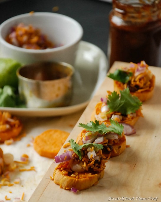 Sweet Potato chaat 4