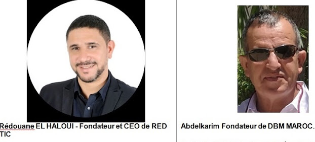 Rédouane EL HALOUI, fondateur et CEO de RED TIC et Abdelkarim MAZOUZI fondateur et CEO de DBM candidats à la présidence de l’Apebi pour le mandat 2022-2024