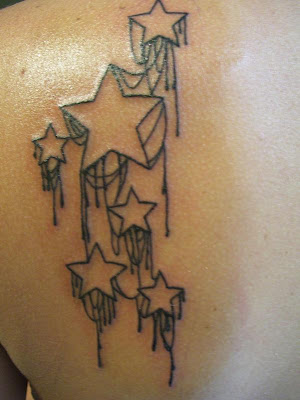 beautifully new design star tattoo cool and elegant