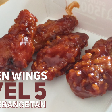 Chicken Fire Wings level 5 di Richeese Factory - Pedas Kebangetan!