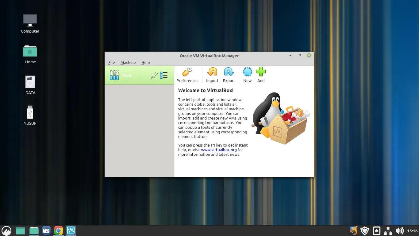 Cara Install Virtualbox di Linux Mint