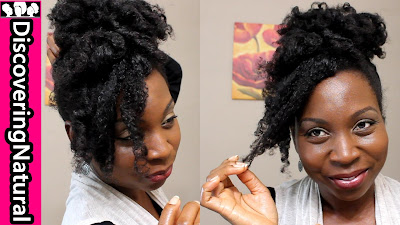 QUICK NATURAL HAIR HAIRSTYLE | Curlformers