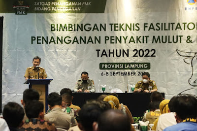 Pemprov Lampung Gelar Bimbingan Teknis Penanganan Penyakit Mulut dan Kuku