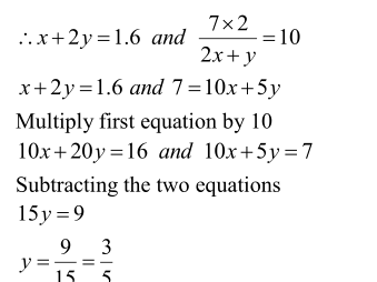 X/2 y=0.8 7/x y/2=10 by substitution method 301721