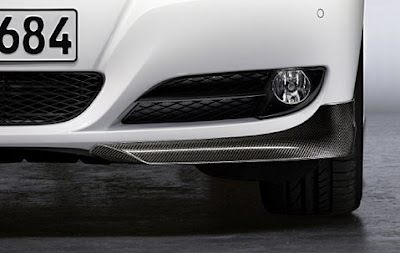 Front splitter in carbon for vehicles without aerodynamic kit