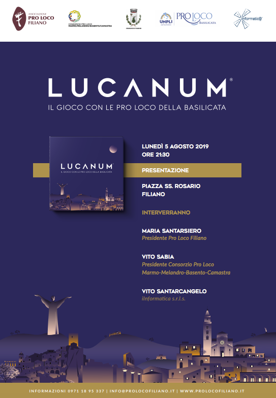 Filiano: la Pro Loco presenta il gioco Lucanum