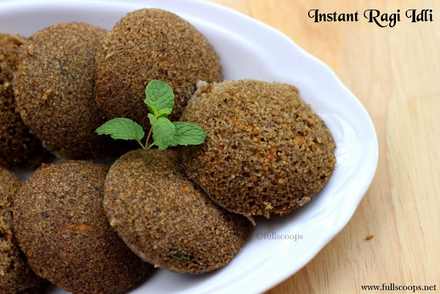 Instant Ragi Idli