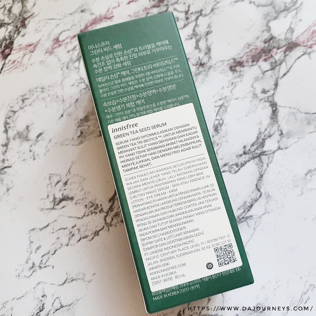 Review Innisfree NEW Green Tea Seed Serum