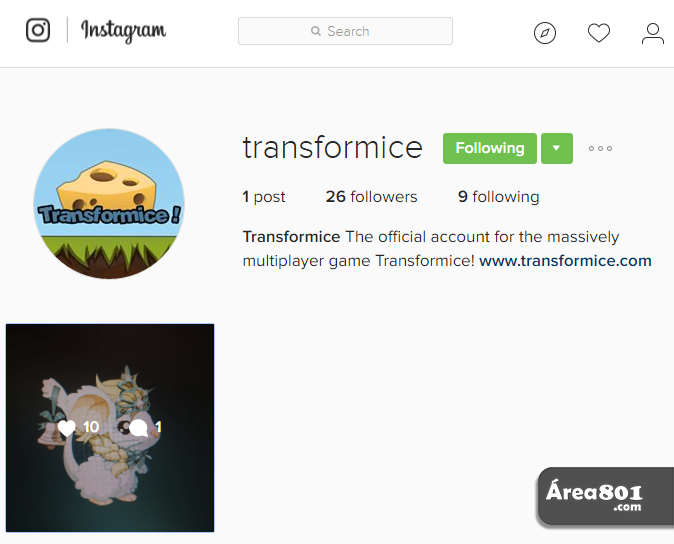 conta transformice instagram md