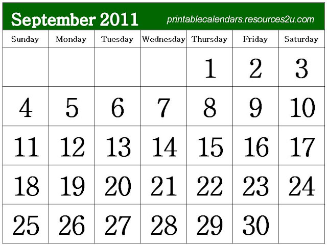 2011 calendar printable free. Free Homemade Calendar 2011