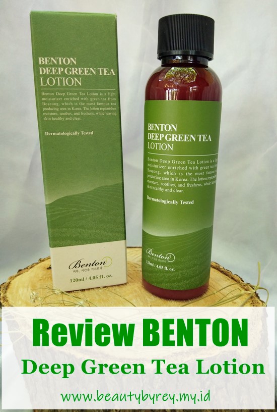 Review Benton Deep Green Tea Lotion
