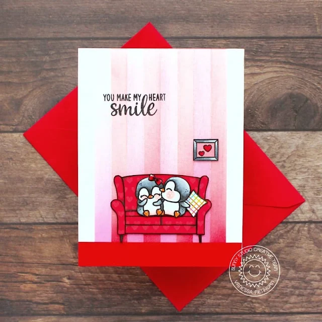 Sunny Studio Stamps: Cozy Christmas Holiday Cards by Vanessa Menhorn (featuring Passionate Penguins)