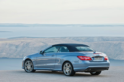 2011 Mercedes-Benz E-Class Cabriolet Rear Side View