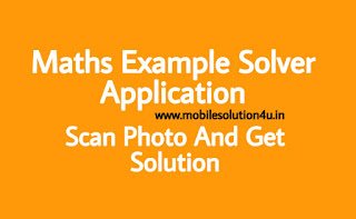  Maths Problem Solver App | Maths Problem Solver Online | Maths Problem Sum Solver Online Application