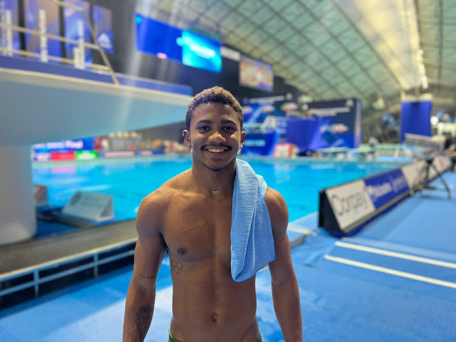 Isaac Souza se clasifica para la final de clavados de plataforma de 10 m en el Campeonato Mundial de Natación y asegura el lugar de Brasil en París 2024