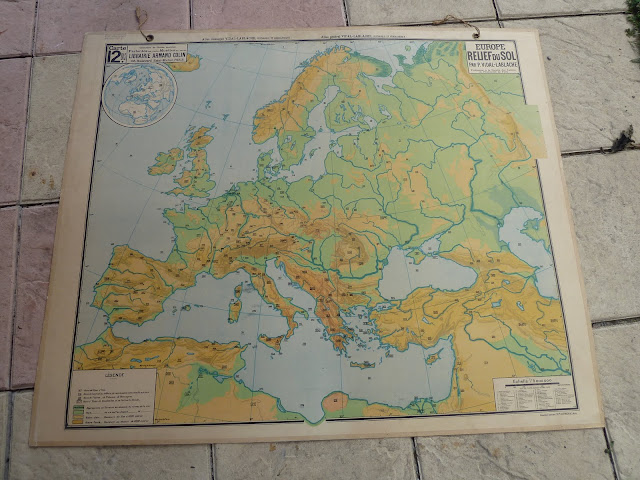 ancienne carte europe vidal lablache