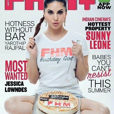 FHM India's Special BirthdayCover for Sunny Leone