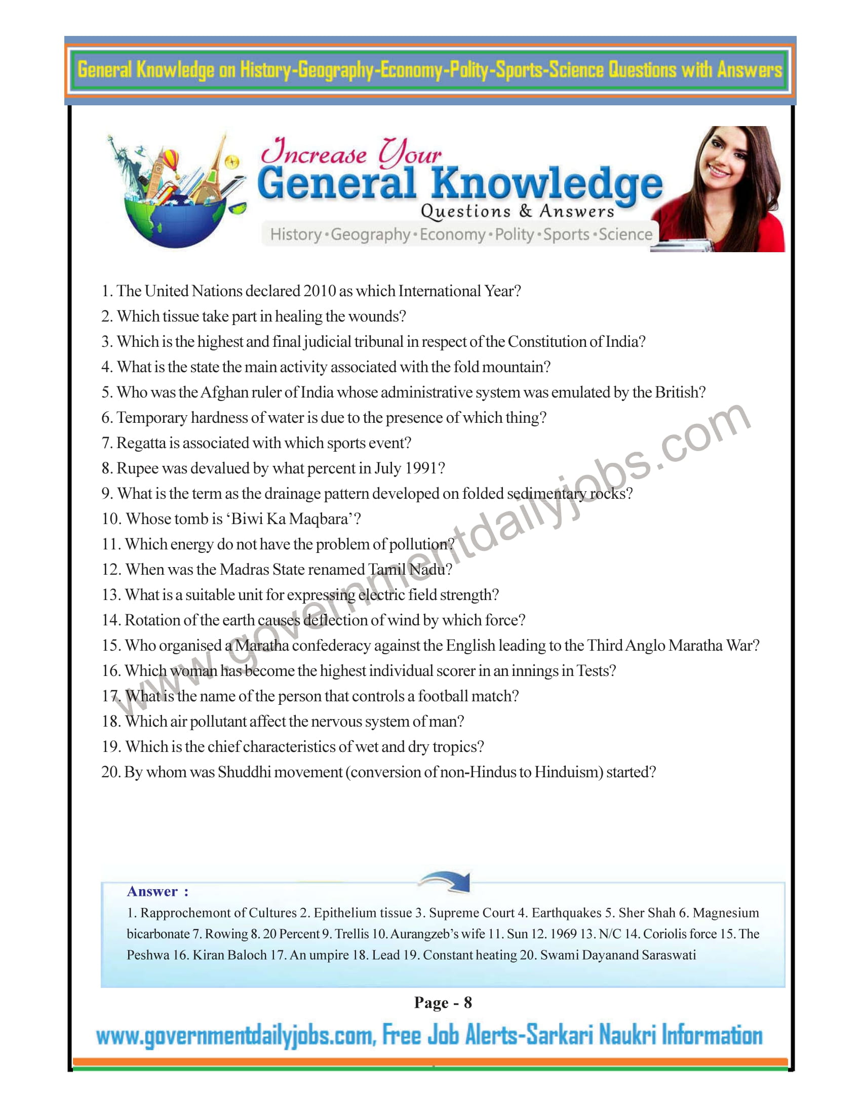 General Questions and Answers in English