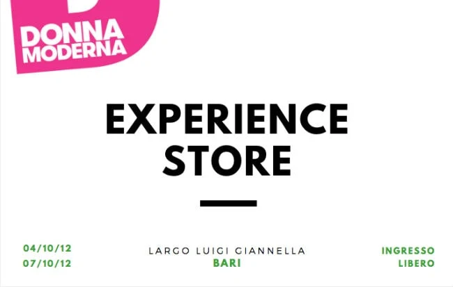 L'Experience Store di Donna Moderna a Bari
