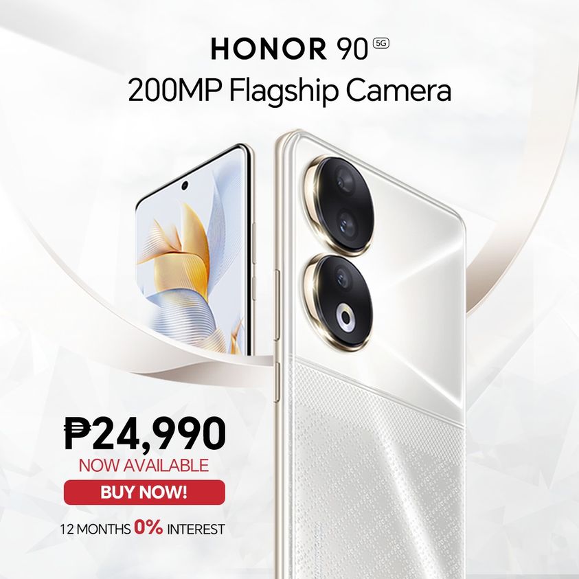 HONOR 90 5G is now available nationwide! Grab yours TODAY!