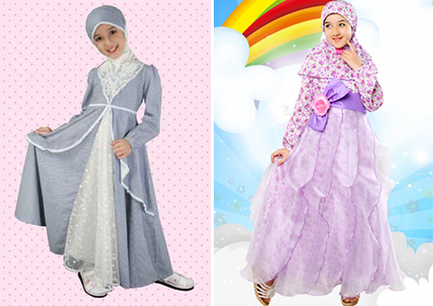 Model Baju  Muslim Anak  Perempuan Terbaru 2019