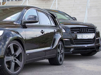 JE DEsign lends the Audi Q7 SLine greater width and an awesome looking 