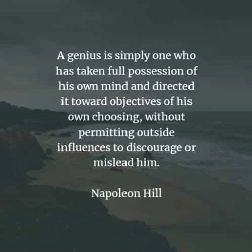 Famous quotes and sayings by Napoleon Hill