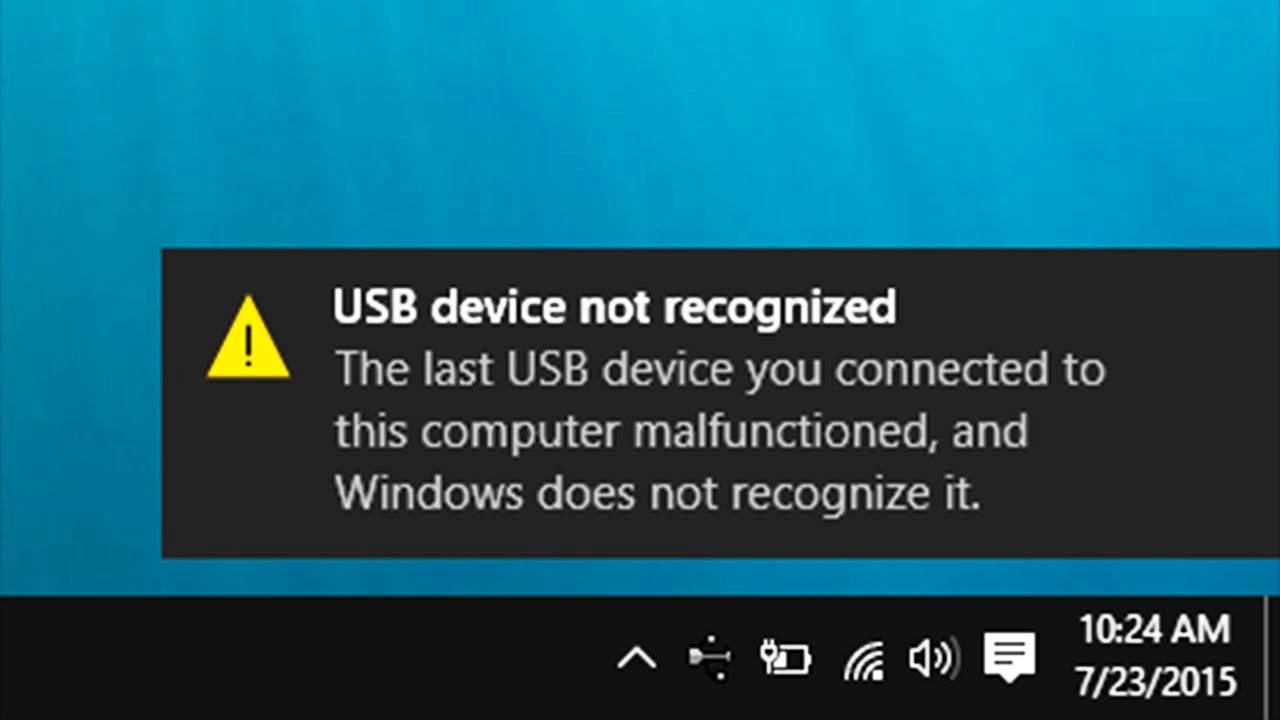 Learn New Things: How to Fix USB Device Not Recognized in ...