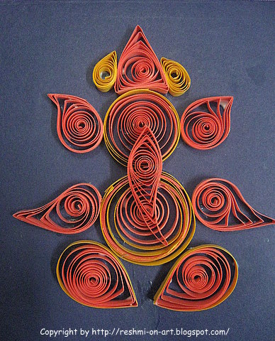 Quilling-Design-Lord-Ganesha