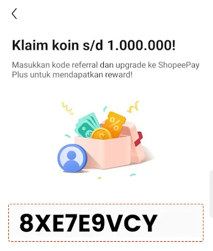 klaim kode referral shopeepay