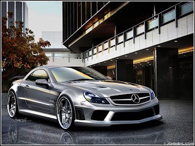 Mercedes Benz  Black Series on Sporty Mercedes Benz Sl65 Amg Black Series Brabus Tuned