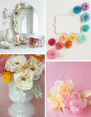 Using Paper Flowers in Your Wedding Theme